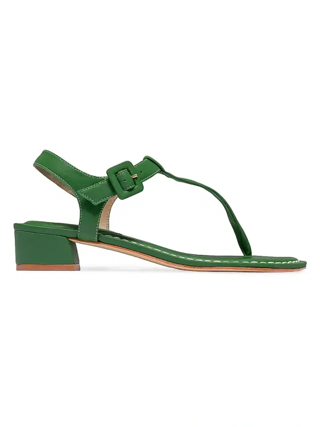 Bernardo Women's Goyara Demi Heel Sandals - Kelly Green