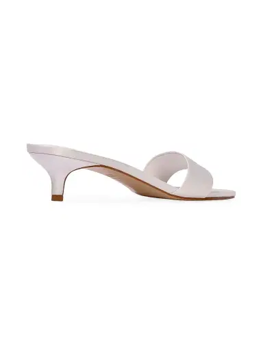 Black Suede Studio Women's Avery 35MM Satin Sandals - White Satin - Size 7 | Thumbnail 3 Black Suede Studio Women's Avery 35MM Satin Sandals - White Satin - Size 7 | Thumbnail 3