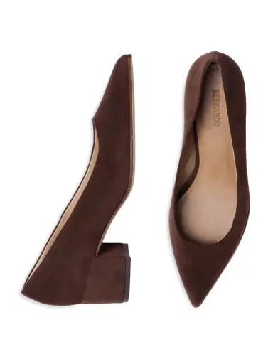 Bernardo Women's Milie Block Heel Pumps - Espresso - Size 11 | Thumbnail 5