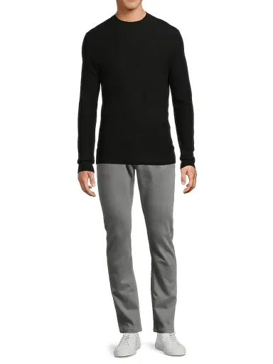 Robert Barakett Men's Watertown Crewneck Sweater - Black - Size XXL | Thumbnail 2
