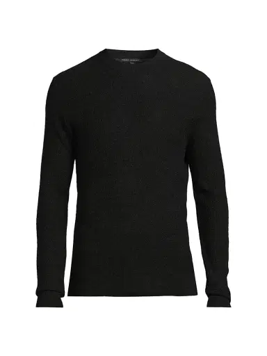 Robert Barakett Men's Watertown Crewneck Sweater - Black - Size XXL | Thumbnail 1
