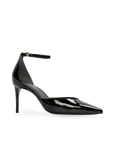 Black Suede Studio Women's Darcie 80MM Patent Pumps - Black Patent | Thumbnail 2 Black Suede Studio Women's Darcie 80MM Patent Pumps - Black Patent | Thumbnail 2