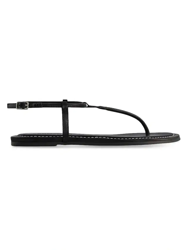 Bernardo Women's Hercu T-Strap Thong Sandals - Black