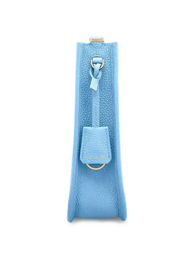 MAISON de SABRÉ Women's Mini Leather Saddle Bag - Sky Blue | Thumbnail 4
