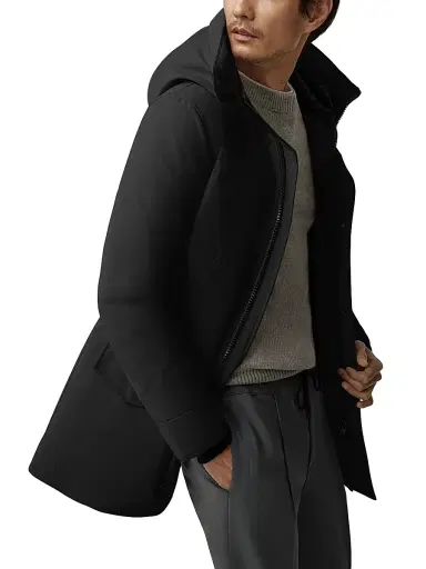 Canada Goose Men's Langford Down Parka - Black | Thumbnail 4 Canada Goose Men's Langford Down Parka - Black | Thumbnail 4
