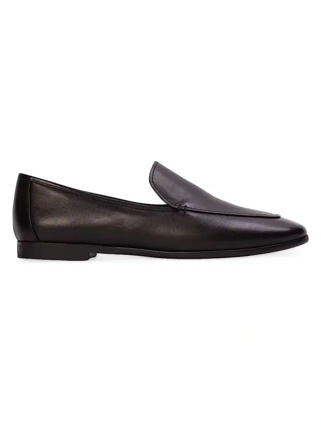 Women's Allie Leather Loafers - Black Leather