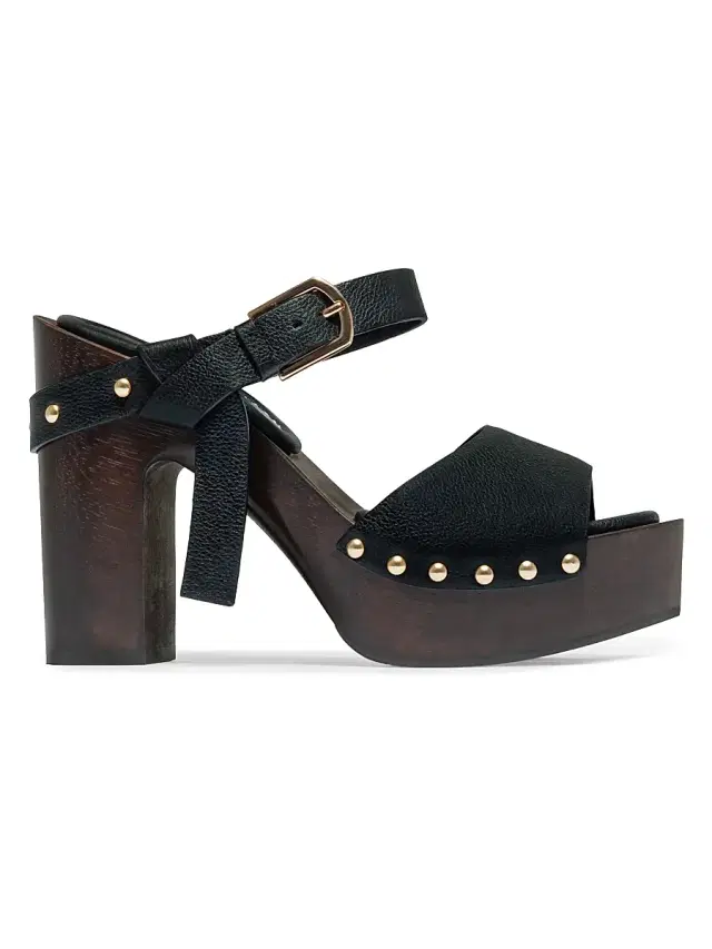 Bernardo 1946 Women's Luxor Platform Clog Sandals - Black