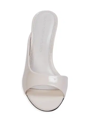 Black Suede Studio Women's Arisha 70MM Mule Sandals - Coconut Patent - Size 12 | Thumbnail 3 Black Suede Studio Women's Arisha 70MM Mule Sandals - Coconut Patent - Size 12 | Thumbnail 3