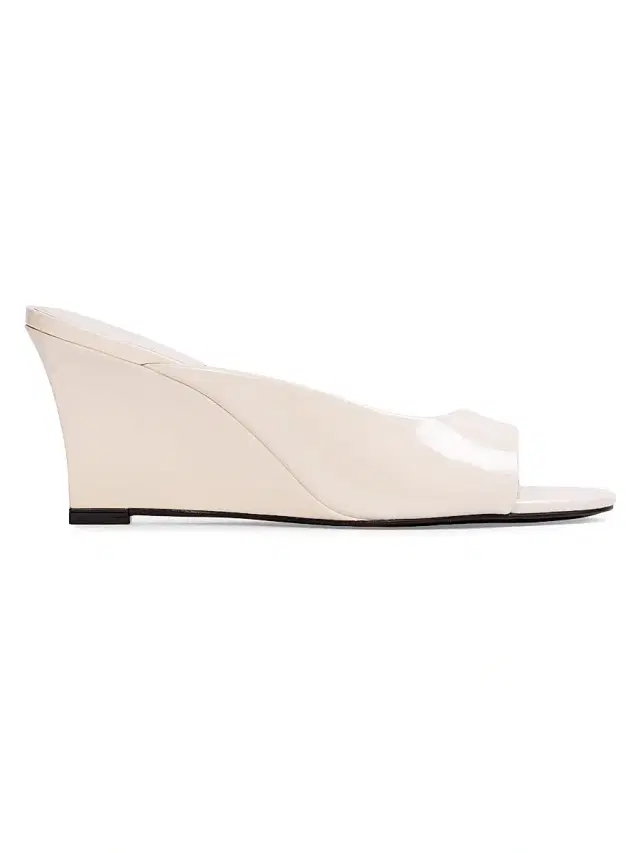 Black Suede Studio Women's Arisha 70MM Mule Sandals - Coconut Patent