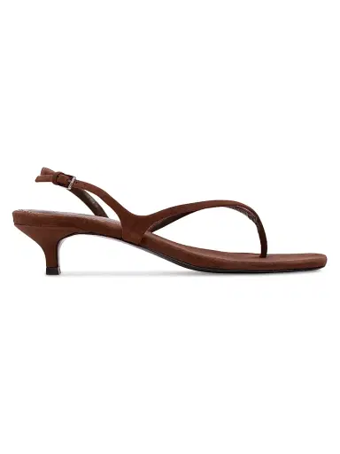 Black Suede Studio Women's Mehak 35MM Suede Sandals | Thumbnail 1 Black Suede Studio Women's Mehak 35MM Suede Sandals | Thumbnail 1