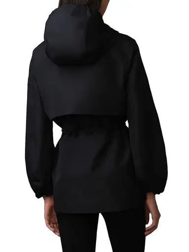 Mackage Women's Kalea-Z Rain Jacket - Black Trench - Size Large | Thumbnail 5
