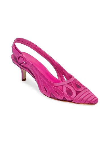 Bernardo 1946 Women's Madinah Slingback Pumps - Azalea - Size 6 | Thumbnail 2