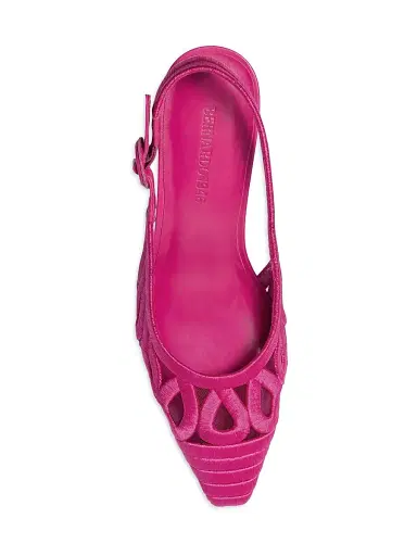 Bernardo 1946 Women's Madinah Slingback Pumps - Azalea - Size 6 | Thumbnail 3