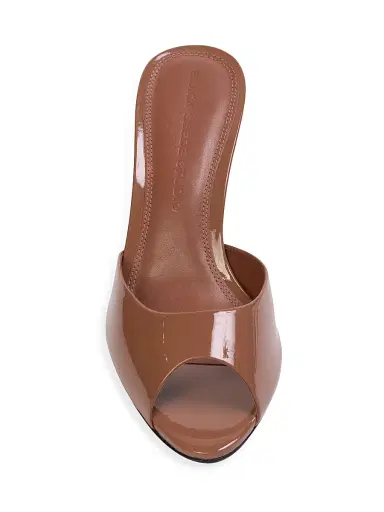 Black Suede Studio Women's Jazz 70MM Mule Sandals - Mousse Patent Leather - Size 12 | Thumbnail 3 Black Suede Studio Women's Jazz 70MM Mule Sandals - Mousse Patent Leather - Size 12 | Thumbnail 3