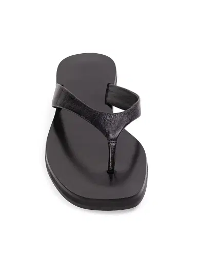Black Suede Studio Women's Bae Sandals - Black Leather - Size 12 | Thumbnail 3 Black Suede Studio Women's Bae Sandals - Black Leather - Size 12 | Thumbnail 3