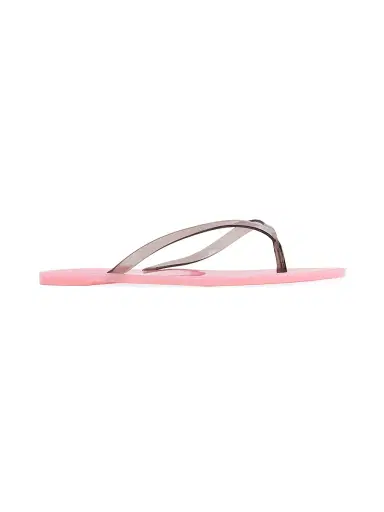 Black Suede Studio Women's Crystal PVC Flip Flops - Bubblegum Black Pvc | Thumbnail 2 Black Suede Studio Women's Crystal PVC Flip Flops - Bubblegum Black Pvc | Thumbnail 2