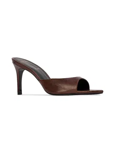 Black Suede Studio Women's Brea 80MM Distressed Leather Heels - Cappuccino Distressed Leather - Size 5 | Thumbnail 2 Black Suede Studio Women's Brea 80MM Distressed Leather Heels - Cappuccino Distressed Leather - Size 5 | Thumbnail 2