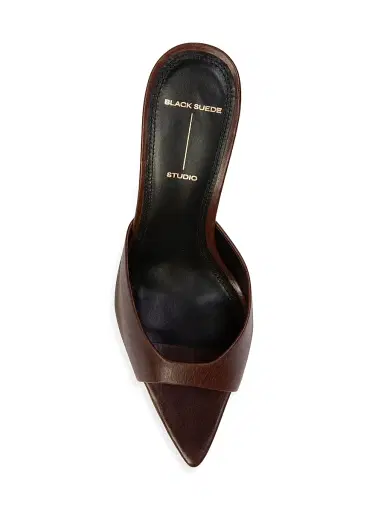 Black Suede Studio Women's Brea 80MM Distressed Leather Heels - Cappuccino Distressed Leather - Size 5 | Thumbnail 3 Black Suede Studio Women's Brea 80MM Distressed Leather Heels - Cappuccino Distressed Leather - Size 5 | Thumbnail 3