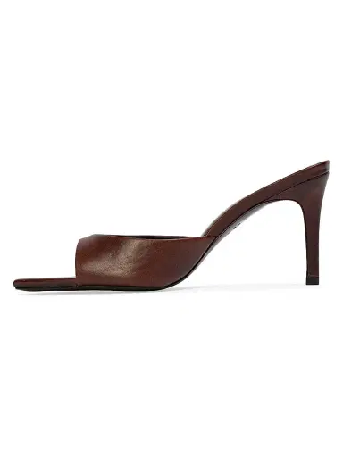 Black Suede Studio Women's Brea 80MM Distressed Leather Heels - Cappuccino Distressed Leather - Size 5 | Thumbnail 4 Black Suede Studio Women's Brea 80MM Distressed Leather Heels - Cappuccino Distressed Leather - Size 5 | Thumbnail 4