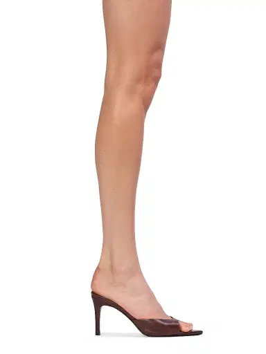 Black Suede Studio Women's Brea 80MM Distressed Leather Heels - Cappuccino Distressed Leather - Size 5 | Thumbnail 6 Black Suede Studio Women's Brea 80MM Distressed Leather Heels - Cappuccino Distressed Leather - Size 5 | Thumbnail 6
