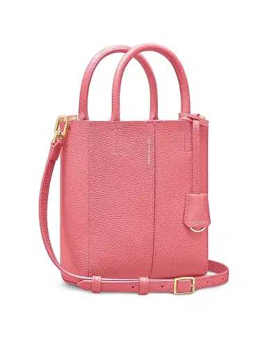 MAISON de SABRÉ Women's Mini Leather Soft Tote Bag - Candy Sandstone | Thumbnail 3