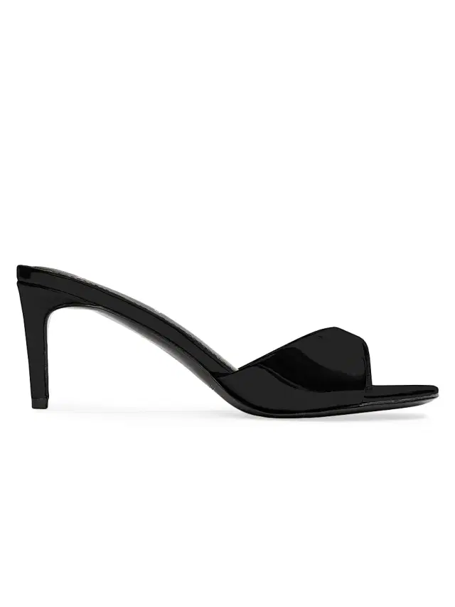 Women's Freddie 65 Patent Mules - Black