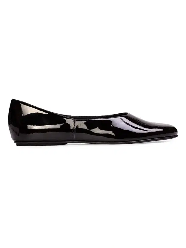 Black Suede Studio Women's Ezra Ballet Flats - Black Patent