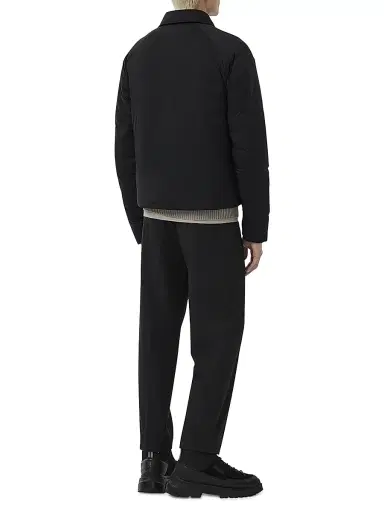 Canada Goose Men's Lodge Coach Nylon & Down Jacket - Black - Size XL | Thumbnail 5