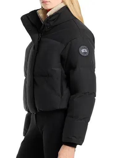Canada Goose Women's Grandview Crop Jacket - Black - Size XL | Thumbnail 4