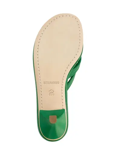 Bernardo 1946 Women's Miami 55MM Kitten Heel Sandals - Green | Thumbnail 4