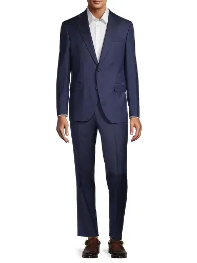 Saks Fifth Avenue Men's COLLECTION Woven Wool Suit | Thumbnail 3