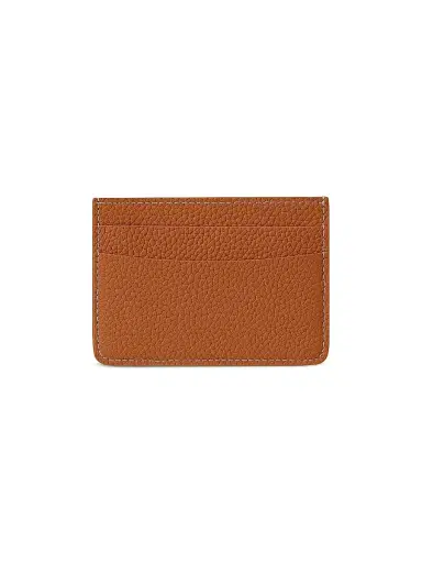 MAISON de SABRÉ Women's Leather Card Holder - Pecan Brown | Thumbnail 2 MAISON de SABRÉ Women's Leather Card Holder - Pecan Brown | Thumbnail 2