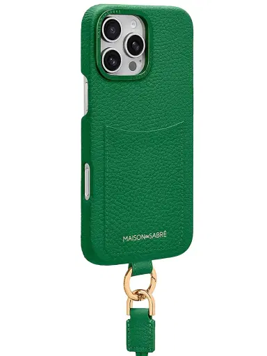 MAISON de SABRÉ Sling Phone Case (iPhone 16 Pro Max) - Emerald Green | Thumbnail 3