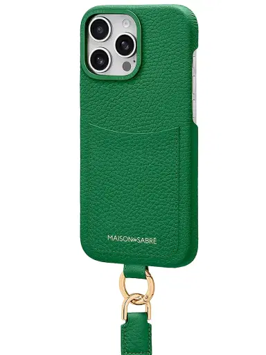 MAISON de SABRÉ Sling Phone Case (iPhone 16 Pro Max) - Emerald Green | Thumbnail 4