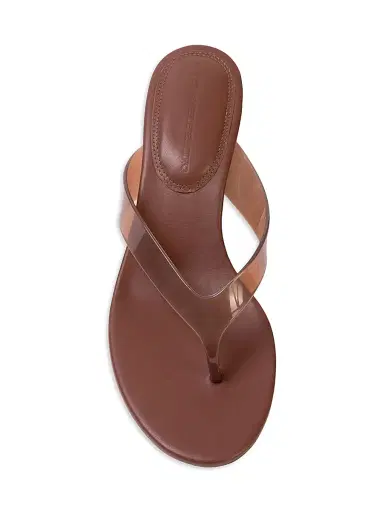 Black Suede Studio Women's KG 50MM PVC Thong Sandals | Thumbnail 5 Black Suede Studio Women's KG 50MM PVC Thong Sandals | Thumbnail 5