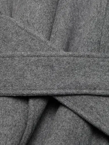 Mackage Women's Norita Belted Wool Coat - Carbon Multi - Size XL | Thumbnail 8