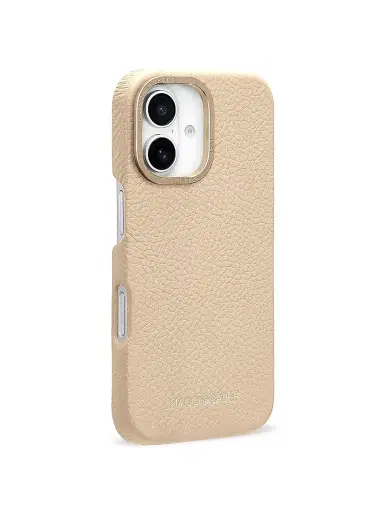 MAISON de SABRÉ Leather Phone Case (iPhone 16) - Saharan Beige | Thumbnail 3