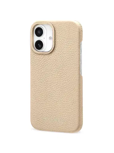 MAISON de SABRÉ Leather Phone Case (iPhone 16) - Saharan Beige | Thumbnail 4