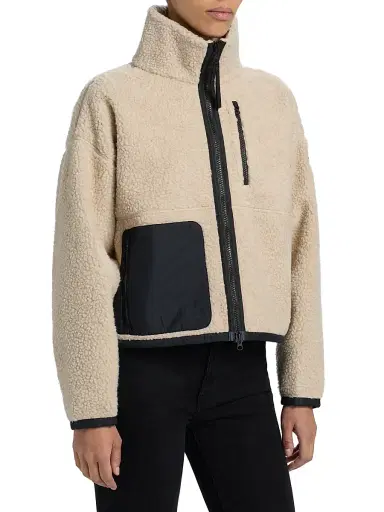 Canada Goose Women's Simcoe Fleece Jacket - Light Tan Clair - Size XXS | Thumbnail 4 Canada Goose Women's Simcoe Fleece Jacket - Light Tan Clair - Size XXS | Thumbnail 4