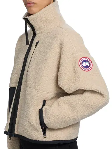 Canada Goose Women's Simcoe Fleece Jacket - Light Tan Clair - Size XXS | Thumbnail 6 Canada Goose Women's Simcoe Fleece Jacket - Light Tan Clair - Size XXS | Thumbnail 6