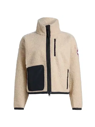Canada Goose Women's Simcoe Fleece Jacket - Light Tan Clair - Size XXS | Thumbnail 1 Canada Goose Women's Simcoe Fleece Jacket - Light Tan Clair - Size XXS | Thumbnail 1