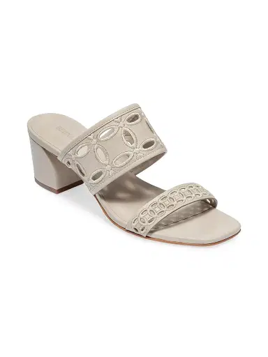 Bernardo Women's Gemma Heeled Mule Sandals - Clay | Thumbnail 2