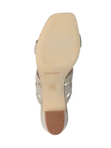 Bernardo Women's Gemma Heeled Mule Sandals - Clay | Thumbnail 4