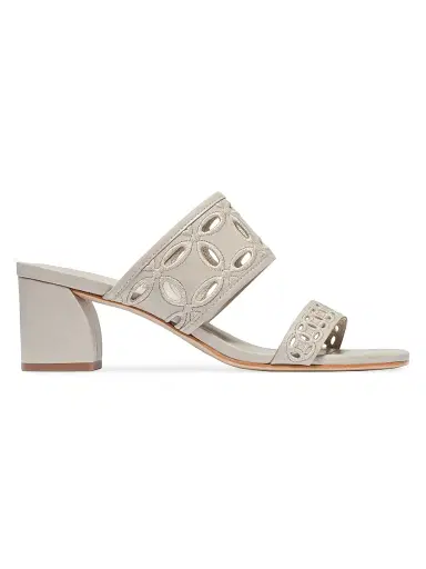 Bernardo Women's Gemma Heeled Mule Sandals - Clay | Thumbnail 1