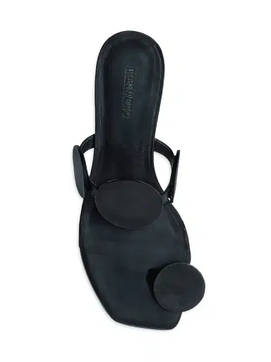 Bernardo Women's Jupiter Moon Low Heel Sandals - Black - Size 11 | Thumbnail 3