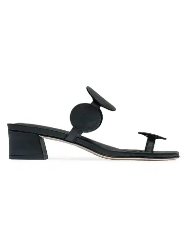 Bernardo Women's Jupiter Moon Low Heel Sandals - Black - Size 11 | Thumbnail 1