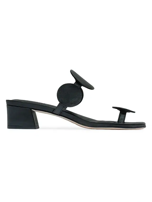 Bernardo Women's Jupiter Moon Low Heel Sandals - Black