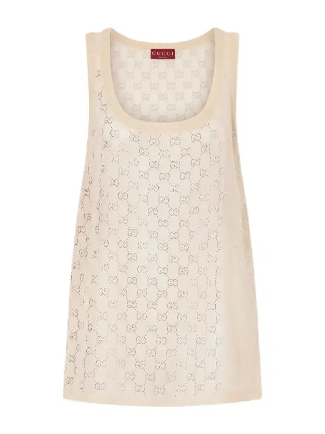 Crystal-embellished Knitted Silk Top