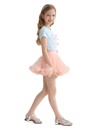 Mimi Tutu Little Girl's & Girl's Bow Tulle Skirt - Blush Pink - Size 9 | Thumbnail 4 Mimi Tutu Little Girl's & Girl's Bow Tulle Skirt - Blush Pink - Size 9 | Thumbnail 4