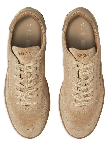 Zegna Men's 232 Suede Sneakers | Thumbnail 3 Zegna Men's 232 Suede Sneakers | Thumbnail 3